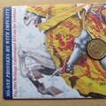 1994 Scotland Rampant Lion 1 Pound Coin Cover - Royal Mint First Day Cover