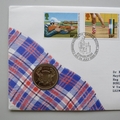 1986 Commonwealth Games Scotland 2 Pounds Coin Cover - First Day Cover Royal Mint