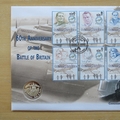 2000 Battle of Britain 60th Anniversary 5 Crown Coin Cover - Turks & Caicos First Day Cover