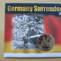 2000 Germany Surrenders 50th Anniversary VE Day 5 Crown Coin Cover - Dominica First Day Cover