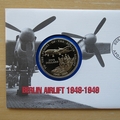 1998 Heroes of Berlin Airlift 50th Anniversary 5 Dollar Coin Cover - USA First Day Cover