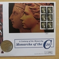 2000 Monarchs of the 20th Century 5 Pounds Coin Cover - UK First Day Cover