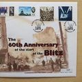 2000 Start of the Blitz 60th Anniversary 1 Crown Coin Cover - UK First Day Cover