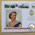 2017 House of Windsor Centenary Silver 5 Pounds Coin Cover - UK First Day Cover