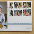 1999 Lady of The Century The Queen Mother 22ct Gold 25 Pounds Coin Cover - Guernsey First Day Cover