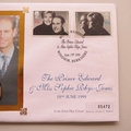 1999 Royal Wedding Prince Edward 5 Pounds Coin Cover - UK First Day Cover
