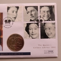 2002 The Queen's 50 Years Golden Jubilee 5 Pounds Coin Cover - UK PNC First Day Covers