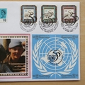 1995 50th Anniversary The United Nations 2 Pounds Coin Cover - Benham First Day Cover