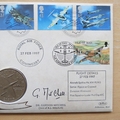 1997 The Supermarine Spitfire 1 Crown Coin Cover - Benham First Day Cover