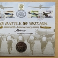 2000 The Battle of Britain 60th Anniversary Crown Coin Cover - Benham First Day Cover