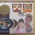 2001 The New Millennium The Future 1 Royal Coin Cover - Benham First Day Cover - Signed