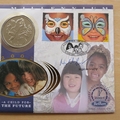 2001 The New Millennium The Future 1 Royal First Day Coin Cover - Benham FDC - Signed