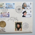 1997 500th Anniversary John Cabot Coin Cover - Benham First Day Cover - Signed