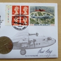 1999 Berlin Airlift 50th Anniversary Signed 1 Crown Coin Cover - Benham First Day Cover