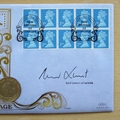 1998 New British 2 Pound Coinage Coin Cover - Benham First Day Cover - Signed