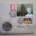 2001 Queen Victoria Death Centenary 1 Crown Coin Cover - Benham First Day Cover - Signed
