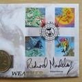 2001 First Weather Map 150th Anniversary 1 Crown Coin Cover - Benham First Day Cover