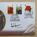 2000 The Public Library 150th Anniversary 50p Pence Coin Cover - Benham First Day Cover - Signed