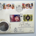 1996 The Queen's 70th Birthday Silver Jubilee Crown Coin Cover - Benham First Day Cover