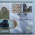 2000 The New Millennium Saving The Forest Sixpence Coin Cover - Benham First Day Cover - Signed