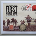 2014 The Centenary of the First World War Silver Half Crown Coin Cover - Westminster First Day Cover