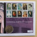 2006 National Portrait Gallery Churchill 1 Crown Coin Cover - First Day Covers by Mercury