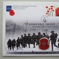 2012 Remembrance Sunday Silver Proof 5 Pounds Coin Cover - Westminster First Day Cover