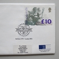 1993 40th Coronation Anniversary 5 Pounds Coin Cover - Royal Mint First Day Covers