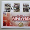 2020 VJ Day Victory 75th Anniversary Silver 2 Pounds Coin Cover - Westminster First Day Cover