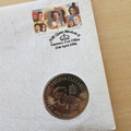 1996 HM Queen Elizabeth II 70th Birthday Guernsey 5 Pounds Coin Cover - First Day Cover