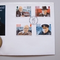 1990 Winston Churchill Freedom of Douglas Isle of Man Crown Coin Cover - IOM First Day Cover