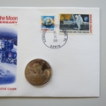 1989 Moonlanding 20th Anniversary 5 Dollars Coin Cover - USA First Day Cover