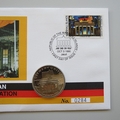 1990 German Reunification 5 Dollars Coin Cover - Marshall Islands First Day Cover