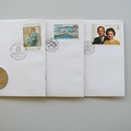 1989 Royal Visit Coin Cover Set - Jersey Guernsey Isle of Man First Day Covers Collection