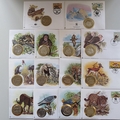 1983 - 1995 WWF World Wildlife Fund Coin Cover Collection - First Day Covers