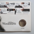 2020 William Wordsworth 5 Pounds Coin Cover - Royal Mail First Day Covers