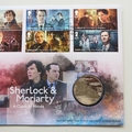 2020 Sherlock & Moriarty A Clash of Minds Medal Cover - Royal Mail First Day Covers