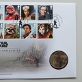 2019 Star Wars The Skywalker Family Medal Cover - Royal Mail First Day Covers