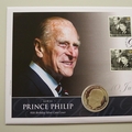 2016 Prince Philip 95th Birthday Silver 5 Pounds Coin Cover - Westminster First Day Covers