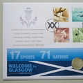 2014 Welcome to Glasgow Commonwealth Games Silver 50p Coin Cover - Westminster First Day Covers