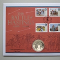 2016 Battle of Hastings 950th Anniversary Silver 5 Pounds Coin Cover - Westminster First Day Covers