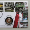 2022 150 Years of the FA Cup Silver 2 Pounds Coin Cover - Royal Mail First Day Covers