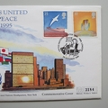 1995 Nations United For Peace 2 Pounds Coin Cover - UK First Day Covers