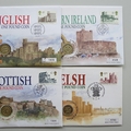 1995 - 1997 United Kingdom New One Pound Coin Cover Set - Westminster Collection First Day Covers