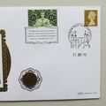 2010 Farthing 50 Years Anniversary Coin Cover - Benham First Day Covers
