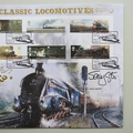 2004 Classic Locomotives 2 Coin Cover - Benham First Day Covers Signed
