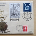 1996 Reign of King Edward VIII 1 Crown Coin Cover - Benham First Day Cover Signed