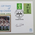 1993 120 Years of County Cricket Signed Tim Curtis First Day Cover - Benham FDC Covers