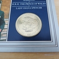 1981 The Prince of Wales & Lady Diana Spencer Wedding Crown Coin Cover - Royal Mint