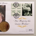 1999 Celebrating 100 Years The Queen Mother Crown Coin Cover - Gibraltar First Day Cover